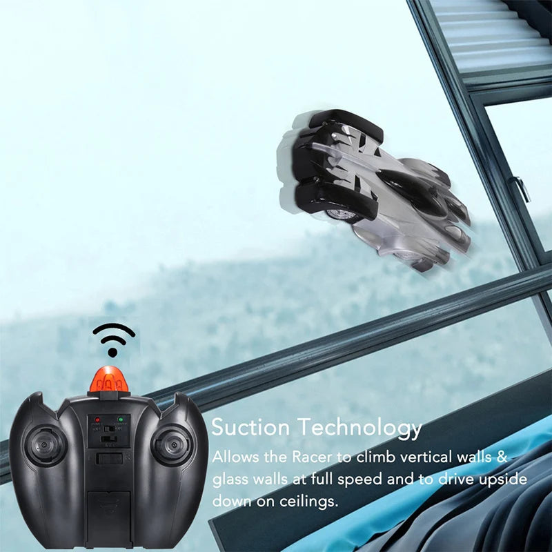 New RC Car Wall Racing Car Toys Climb Ceiling Climb Across The Wall Remote Control Anti Gravity Toy Car Model Gift For Kids