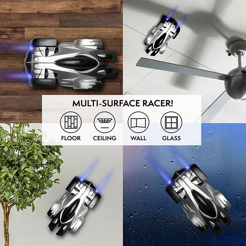 New RC Car Wall Racing Car Toys Climb Ceiling Climb Across The Wall Remote Control Anti Gravity Toy Car Model Gift For Kids